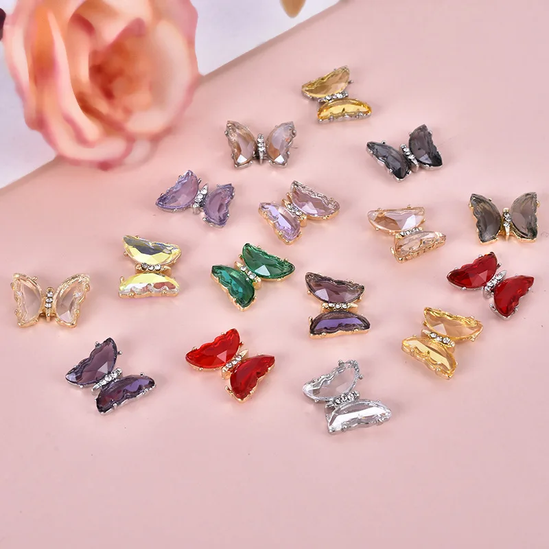 10PCS/WRAP 3D Alloy Gems Aurora Clear Butterfly Charms Rhinestone Flatback Stone Manicure Tip Nail Art Decoration Glitter Strass
10PCS/WRAP 3D Alloy Gems Aurora Clear Butterfly Charms Rhinestone Flatback Stone Manicure Tip Nail Art Decoration Glitter Strass