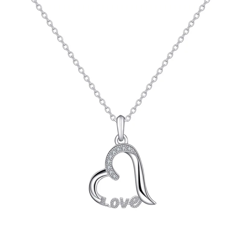 2023 Hot selling S925 Sterling Silver Fashion Romantic Love Necklace Temperament Collar Chain for Women in Europe and America
2023 Hot selling S925 Sterling Silver Fashion Romantic Love Necklace Temperament Collar Chain for Women in Europe and America