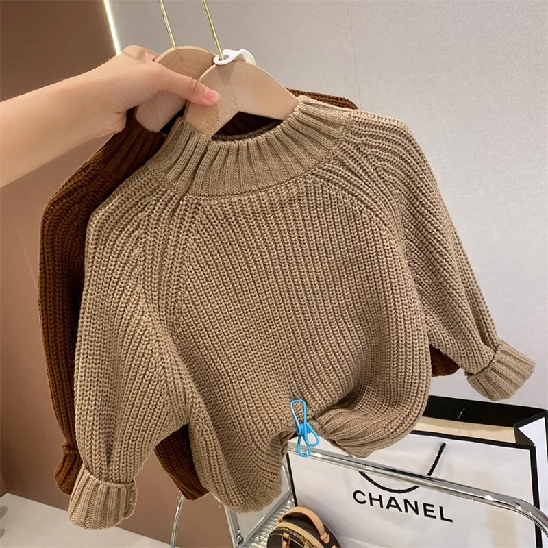 Half Turtleneck Thickened Sweater Pullover Autumn Baby Boys Girls Clothes Baby Sweater Toddler Sweater Knitwear Long Sleeve Tops
Half Turtleneck Thickened Sweater Pullover Autumn Baby Boys Girls Clothes Baby Sweater Toddler Sweater Knitwear Long Sleeve Tops