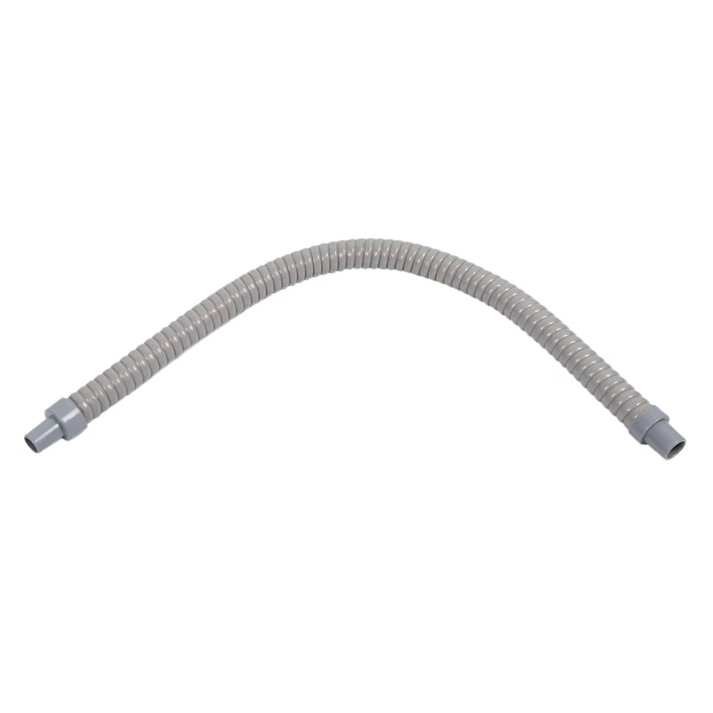 

LJL-20Pcs Plastic Water Drain Pipe Hose 60Cm Long For Air Conditioner Gray