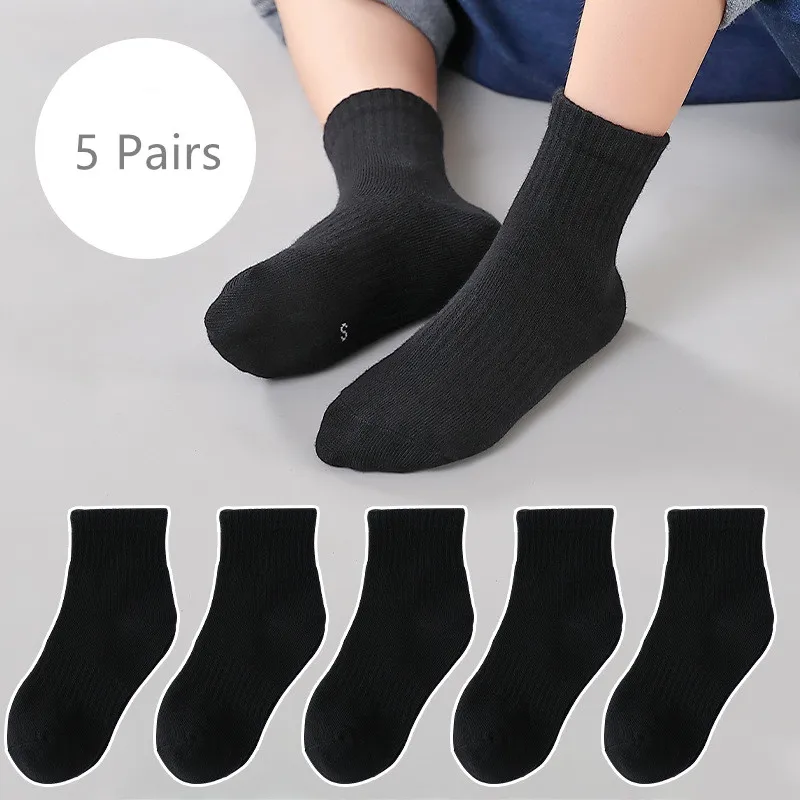 5 Pairs/ Lot Girls Boys Casual Grey Black White Sports Children's Socks Pure Colour Soft Breathable Cotton Kids School Socks
5 Pairs/ Lot Girls Boys Casual Grey Black White Sports Children's Socks Pure Colour Soft Breathable Cotton Kids School Socks