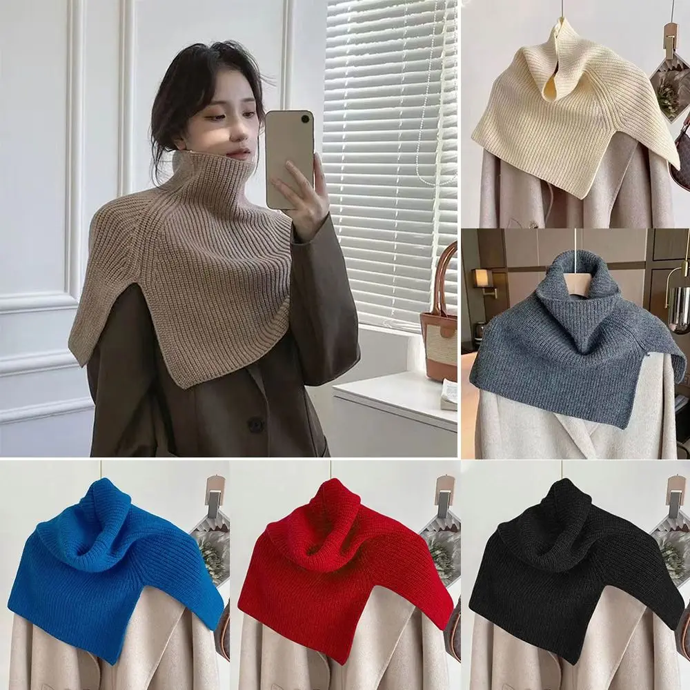 Fashion Knitted Scarf Creative Winter Supplies Solid Color High Collar Cross Scarf Neckercheif Soft Neck Wrap Shawl
Fashion Knitted Scarf Creative Winter Supplies Solid Color High Collar Cross Scarf Neckercheif Soft Neck Wrap Shawl