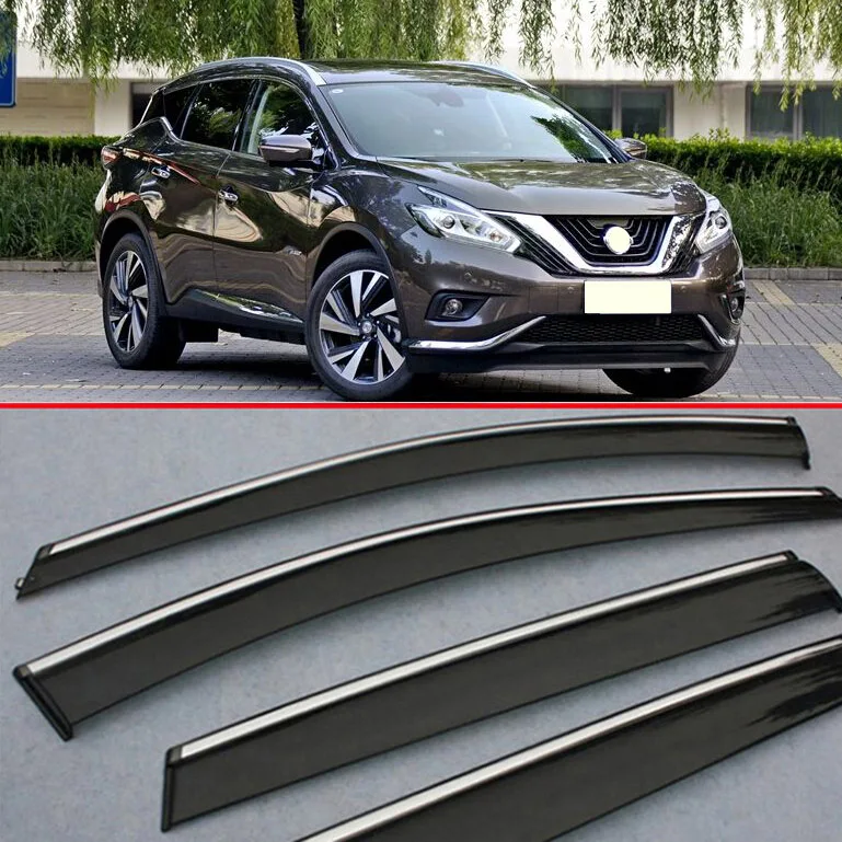 For Nissan MURANO 2015 2016 2017 Window Wind Deflector Visor Rain/Sun Guard Vent Car Accessories Stickers
For Nissan MURANO 2015 2016 2017 Window Wind Deflector Visor Rain/Sun Guard Vent Car Accessories Stickers