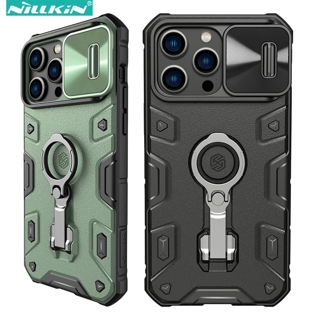 Nillkin CamShield Armor Pro Case for iPhone 14 Plus 13 Pro Max, Ring Holder Camera Slider Heavy Protection Shockproof Back Cover
Nillkin CamShield Armor Pro Case for iPhone 14 Plus 13 Pro Max, Ring Holder Camera Slider Heavy Protection Shockproof Back Cover