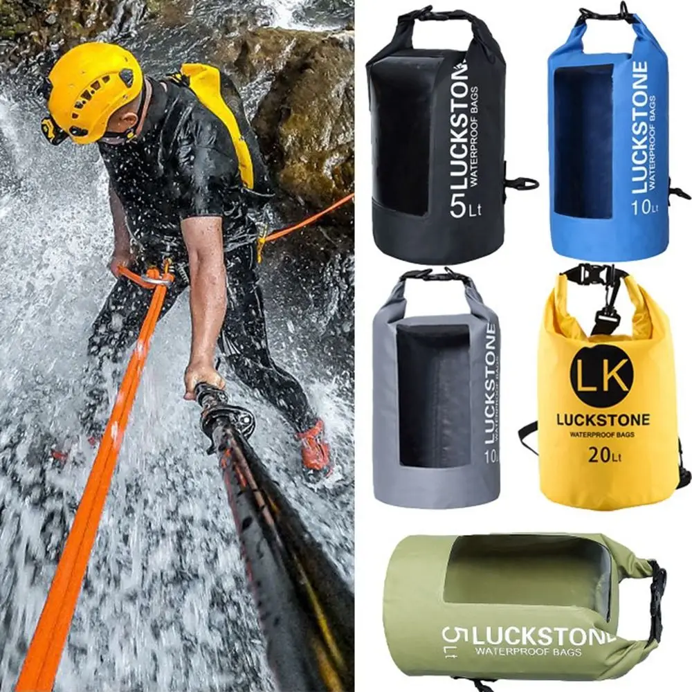 

Portable Swimming Diving Bags New Accessories 5L 10L 20L Camping Hiking Boating Use Waterproof Storage Sack Dry Bag