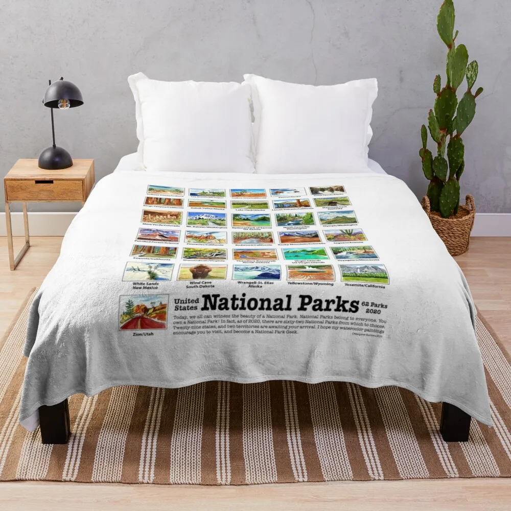 US National Parks I-Z, Watercolors Throw Blanket Luxury Fluffy Shaggy Decorative Sofas Blankets
US National Parks I-Z, Watercolors Throw Blanket Luxury Fluffy Shaggy Decorative Sofas Blankets