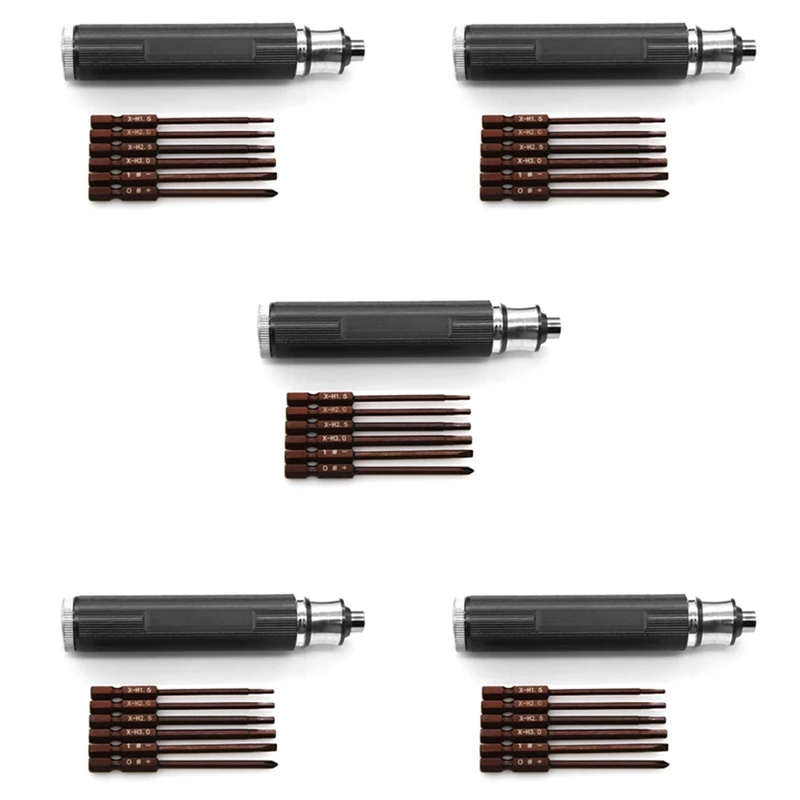 5X 6 In 1 Hexagon Screwdriver H1.5 2.0 2.5 3.0Mm Hex Slotted Phillips Screwdriver Tool Kit For RC Car Boat Aircraft,1 
5X 6 In 1 Hexagon Screwdriver H1.5 2.0 2.5 3.0Mm Hex Slotted Phillips Screwdriver Tool Kit For RC Car Boat Aircraft,1