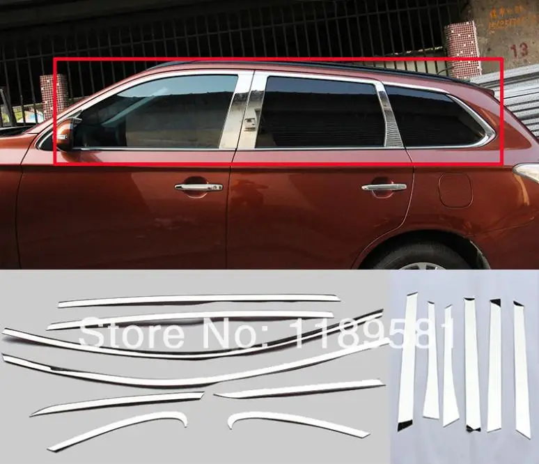 For Mitsubishi Outlander 2013 2014 2015 Stainless Steel All Window Frame Trim Car Accessories Stickers
For Mitsubishi Outlander 2013 2014 2015 Stainless Steel All Window Frame Trim Car Accessories Stickers