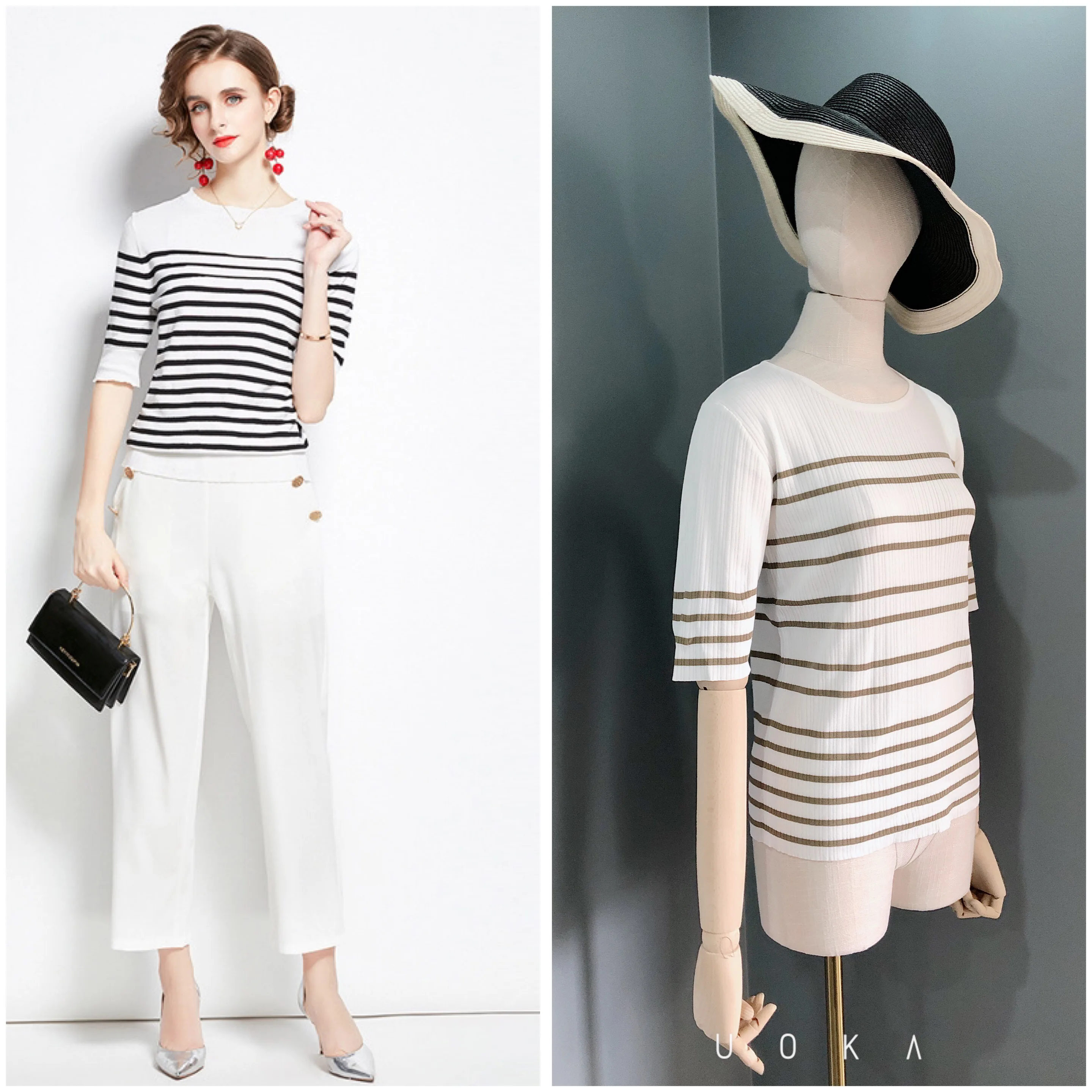 2022 Women Of Tops Stripe Knitted Blouse Leisure Young Girl European Fashion Short Sleeve Blousa
2022 Women Of Tops Stripe Knitted Blouse Leisure Young Girl European Fashion Short Sleeve Blousa