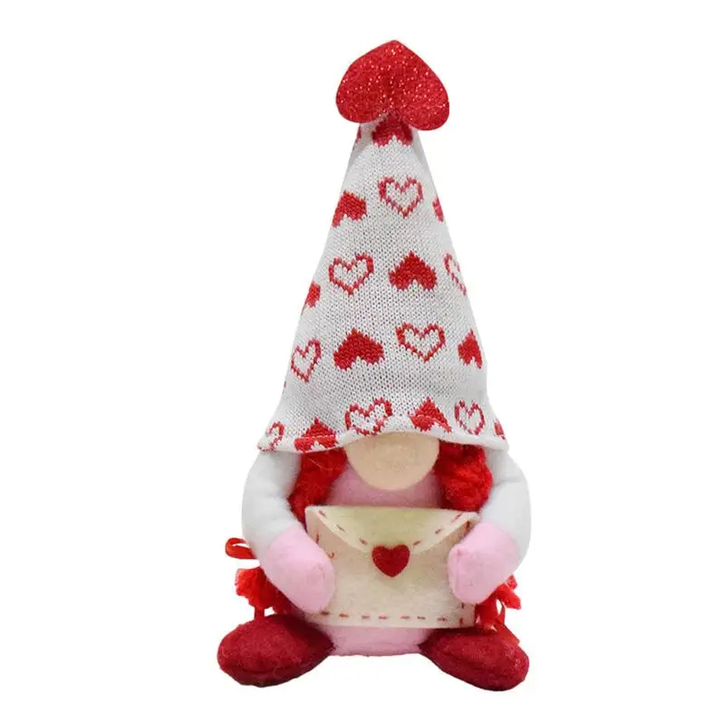 

Valentine's Day Faceless Doll Holiday Gnomes Valentine's Day Gnome Doll Dwarf Figurines Home Decoration Valentines Day Gifts