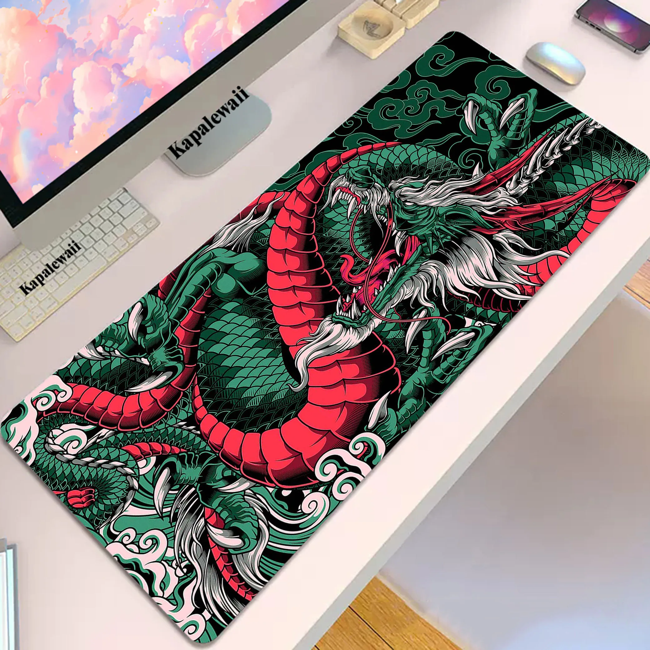Gaming Mouse Pad Large Mouse Mat Dragon Laptop Mouse Carpet Game Carpet Rubber Keyboard Pads Locking Edge Gamer Desk Mat
Gaming Mouse Pad Large Mouse Mat Dragon Laptop Mouse Carpet Game Carpet Rubber Keyboard Pads Locking Edge Gamer Desk Mat