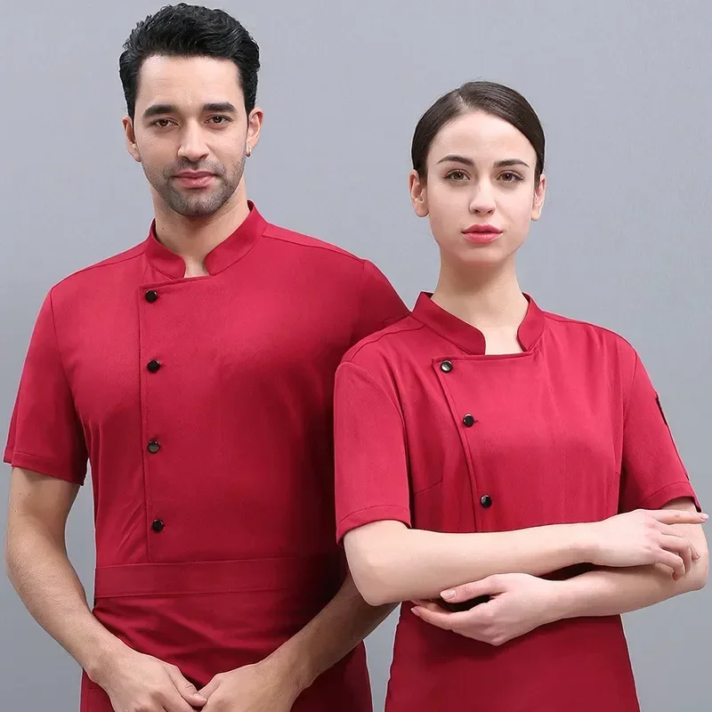 360°breathable Cool Cook Chef Female Outfits Unisex Solid Color Summer Jacket Uniform Men's Restaurant Kitchen Hotel
360°breathable Cool Cook Chef Female Outfits Unisex Solid Color Summer Jacket Uniform Men's Restaurant Kitchen Hotel