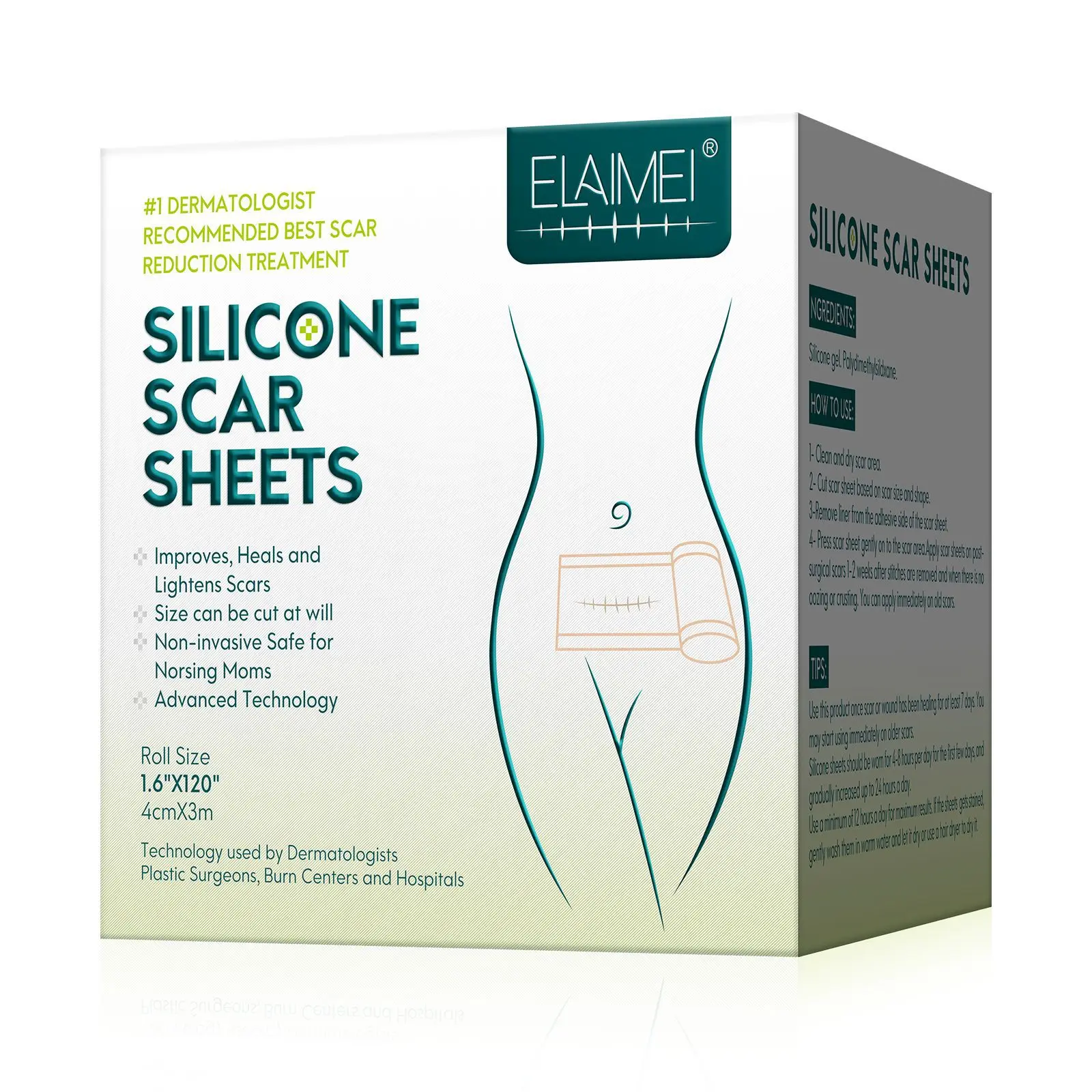 1 Roll Scar Roll Self-adhesive Gel Burn Cesarean Section Scar Patch Beauty Patch 3M
1 Roll Scar Roll Self-adhesive Gel Burn Cesarean Section Scar Patch Beauty Patch 3M