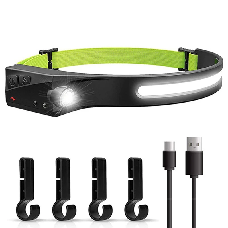 1 Piece LED Head Light Wave Induction Cob Headlight USB Charging Night Running Light
1 Piece LED Head Light Wave Induction Cob Headlight USB Charging Night Running Light