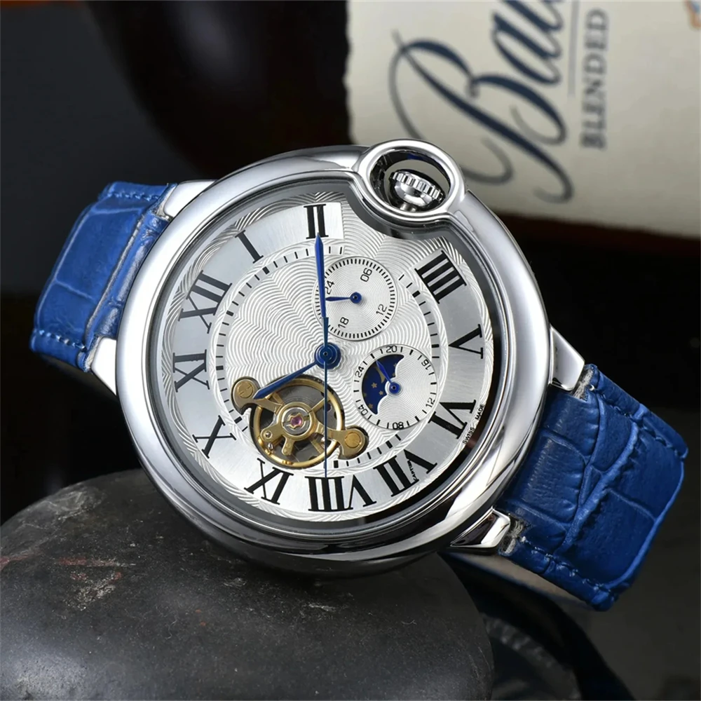 

Hot Sale 2024 Watches for Men Luxury Automatic Mechanical Top Wristwatch Tourbillon Skeleton AAA Male Clocks Daily Waterproof