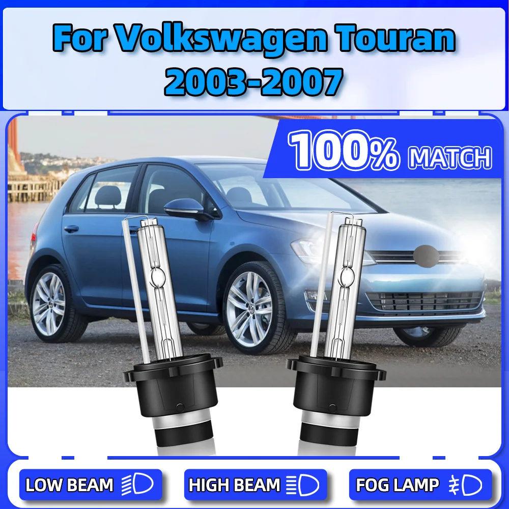 2PCS Auto Xenon Headlight Bulbs 20000LM Car Headlamps 12V Xenon Front Lamps For Volkswagen Touran 2003 2004 2005 2006 2007
2PCS Auto Xenon Headlight Bulbs 20000LM Car Headlamps 12V Xenon Front Lamps For Volkswagen Touran 2003 2004 2005 2006 2007