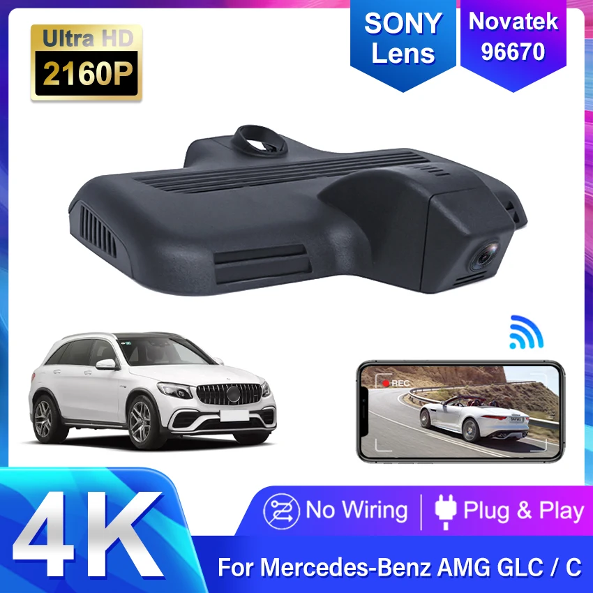 

Новый Автомобильный видеорегистратор с Wi-Fi для Mercedes Benz GLC glc250d glc350d glc43 glc63 x253 c253 2015-2018 C Class C220d C43 C63 W205 C204