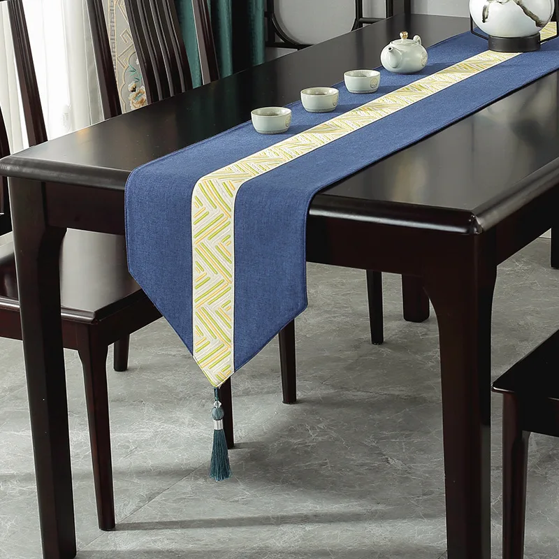 Waterproof Table Flag with Thick Blue Coffee Table Cloth, Zen Tea Mat, Bed Decoration 
Waterproof Table Flag with Thick Blue Coffee Table Cloth, Zen Tea Mat, Bed Decoration