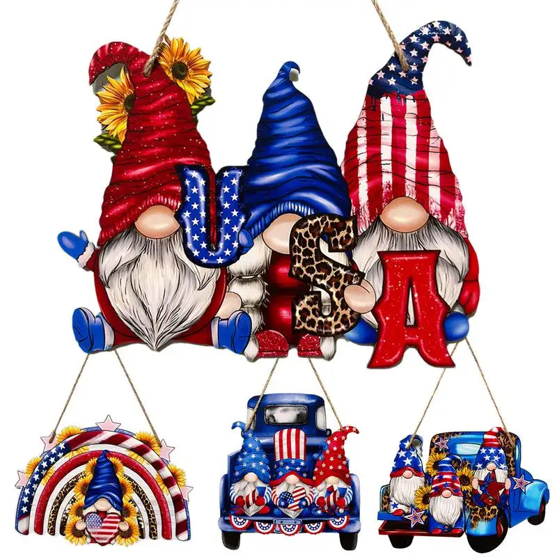 Independence Day Gnome Door Sign Creative Gnome Welcome Sign Door Sign Decoration Hangable 4th of July Decorations Patriotic
Independence Day Gnome Door Sign Creative Gnome Welcome Sign Door Sign Decoration Hangable 4th of July Decorations Patriotic