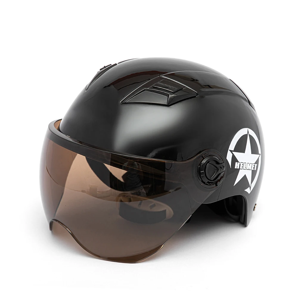 Motorcycle Helmet Half Open Face Adjustable Size Protection Gear Head Helmets Unisex
Motorcycle Helmet Half Open Face Adjustable Size Protection Gear Head Helmets Unisex