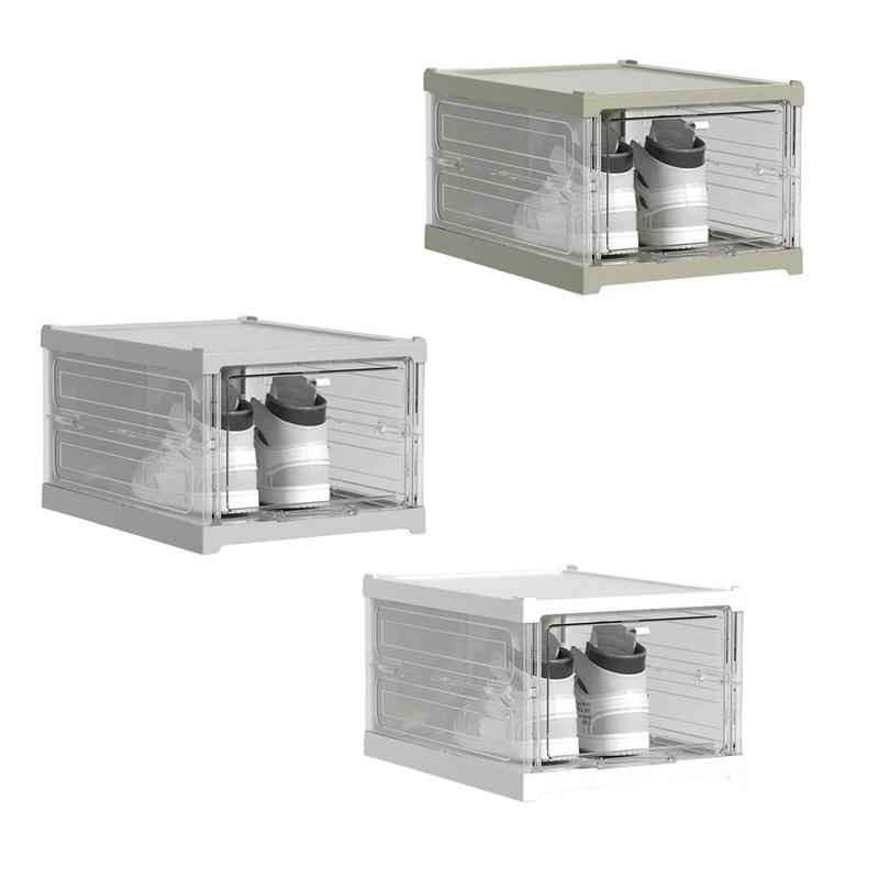 Foldable Integrated Shoe Box Organizer And Storage Boxes Cabinet Transparent Visible Installation Free Rack
Foldable Integrated Shoe Box Organizer And Storage Boxes Cabinet Transparent Visible Installation Free Rack