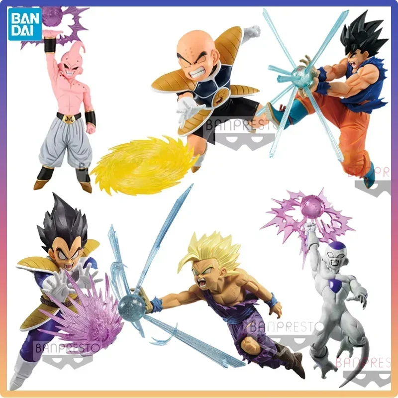 Оригинальные фигурки Bandai, оригинальные модели героев мультфильма Goku Vegeta Majin Buu friezkrillin Son Gohan, аниме, игрушки-модели 
Оригинальные фигурки Bandai, оригинальные модели героев мультфильма Goku Vegeta Majin Buu friezkrillin Son Gohan, аниме, игрушки-модели
