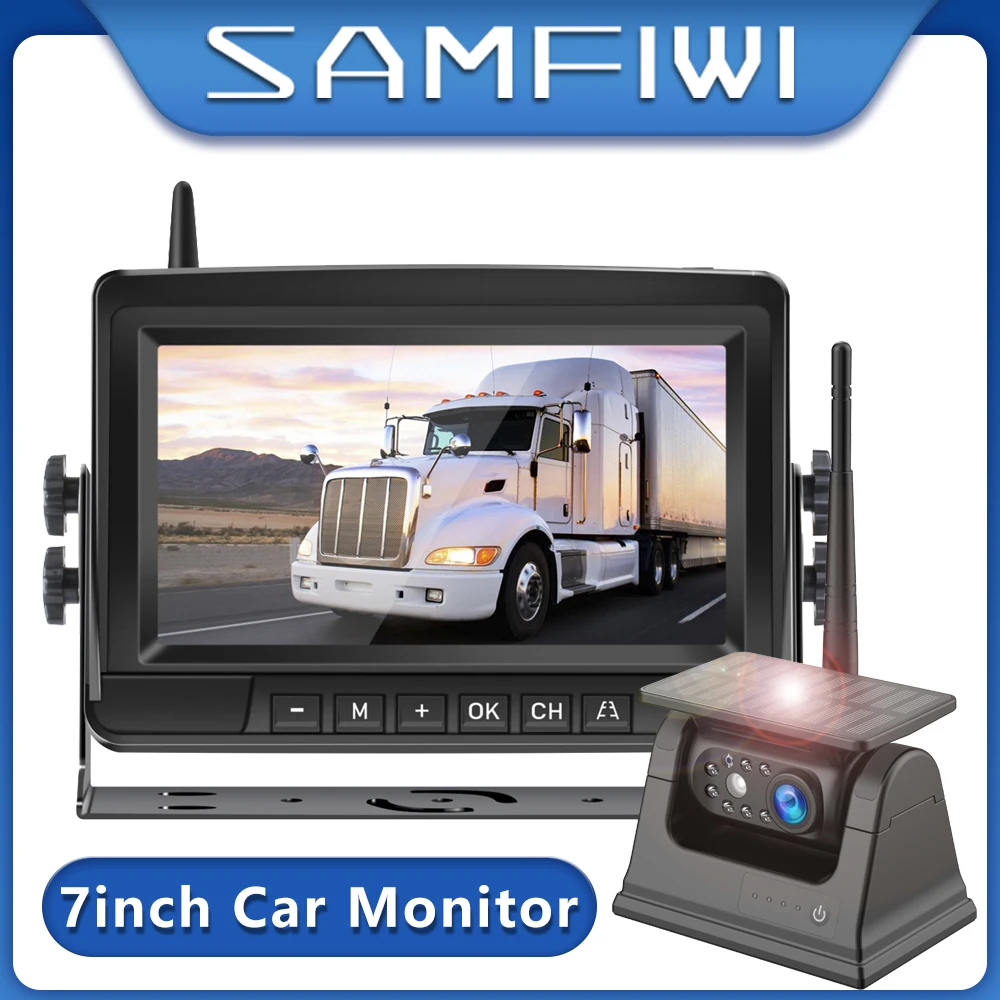 7'' Wireless Magnetic Mounted Backup Camera Car Monitor Display for Truck Rear View Reverse Camera Portable IR Night Vision
7'' Wireless Magnetic Mounted Backup Camera Car Monitor Display for Truck Rear View Reverse Camera Portable IR Night Vision