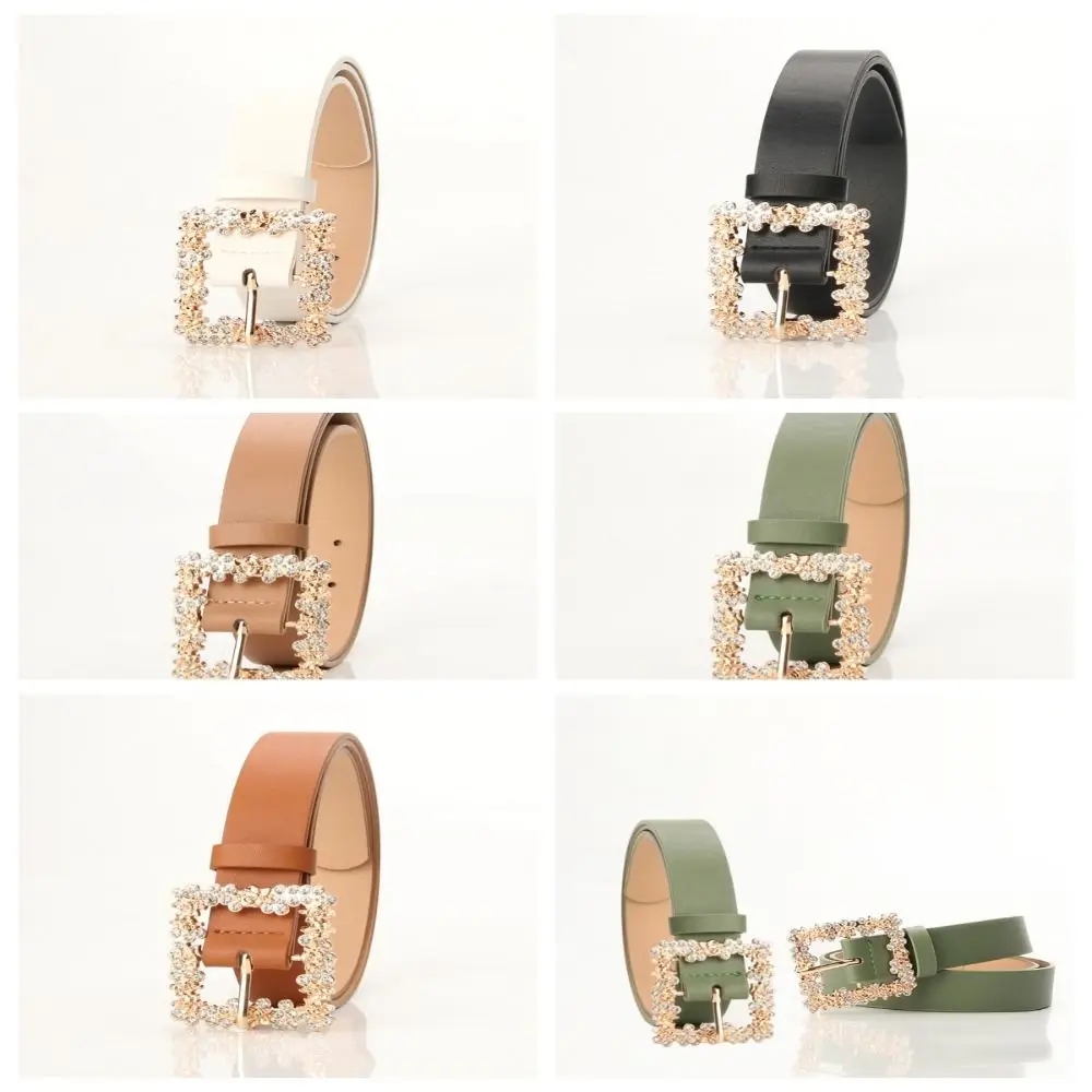 PU Leather Metal Buckle Belts Wide Korean Style Women Waistbands Solid Color Square Metal Buckle Korean Waist Belts All-match 
PU Leather Metal Buckle Belts Wide Korean Style Women Waistbands Solid Color Square Metal Buckle Korean Waist Belts All-match