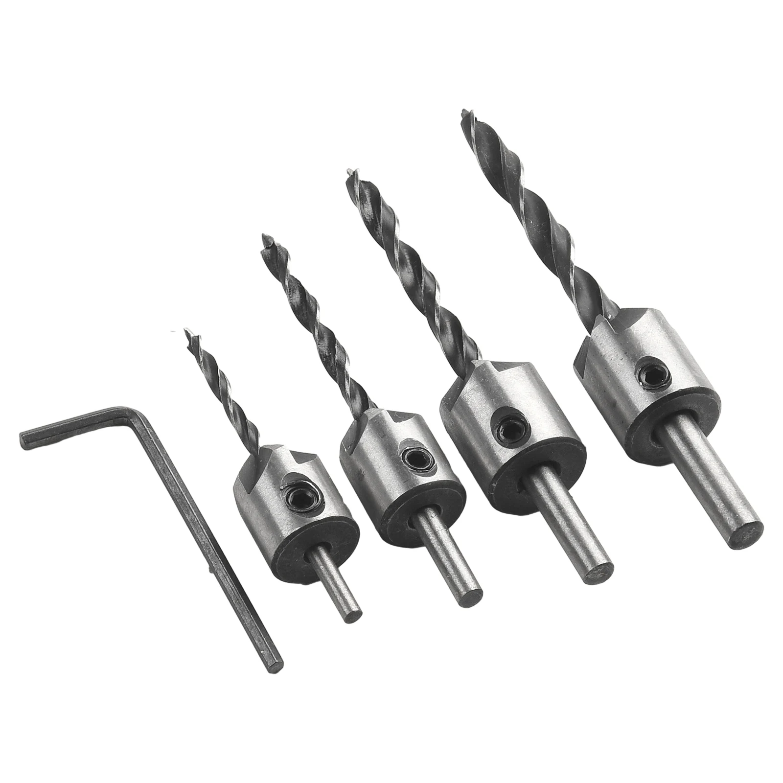 Brandnew Drill Bit Set Woodworking Chamfer 1/4 Hexagon 3/4/5/6mm 4PCS Accessories Hole Drill Set Reaming Drills
Brandnew Drill Bit Set Woodworking Chamfer 1/4 Hexagon 3/4/5/6mm 4PCS Accessories Hole Drill Set Reaming Drills