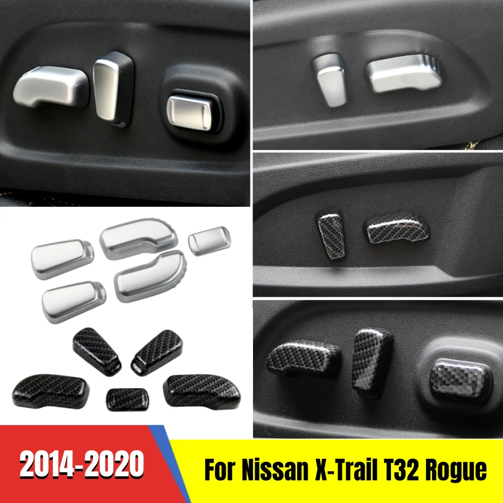 ABS Carbon fiber Car Seat Adjustment Knob Button Switch Trim For Nissan X-Trail XTrail T32 Rogue 2014-2020 Interior Accessories
ABS Carbon fiber Car Seat Adjustment Knob Button Switch Trim For Nissan X-Trail XTrail T32 Rogue 2014-2020 Interior Accessories