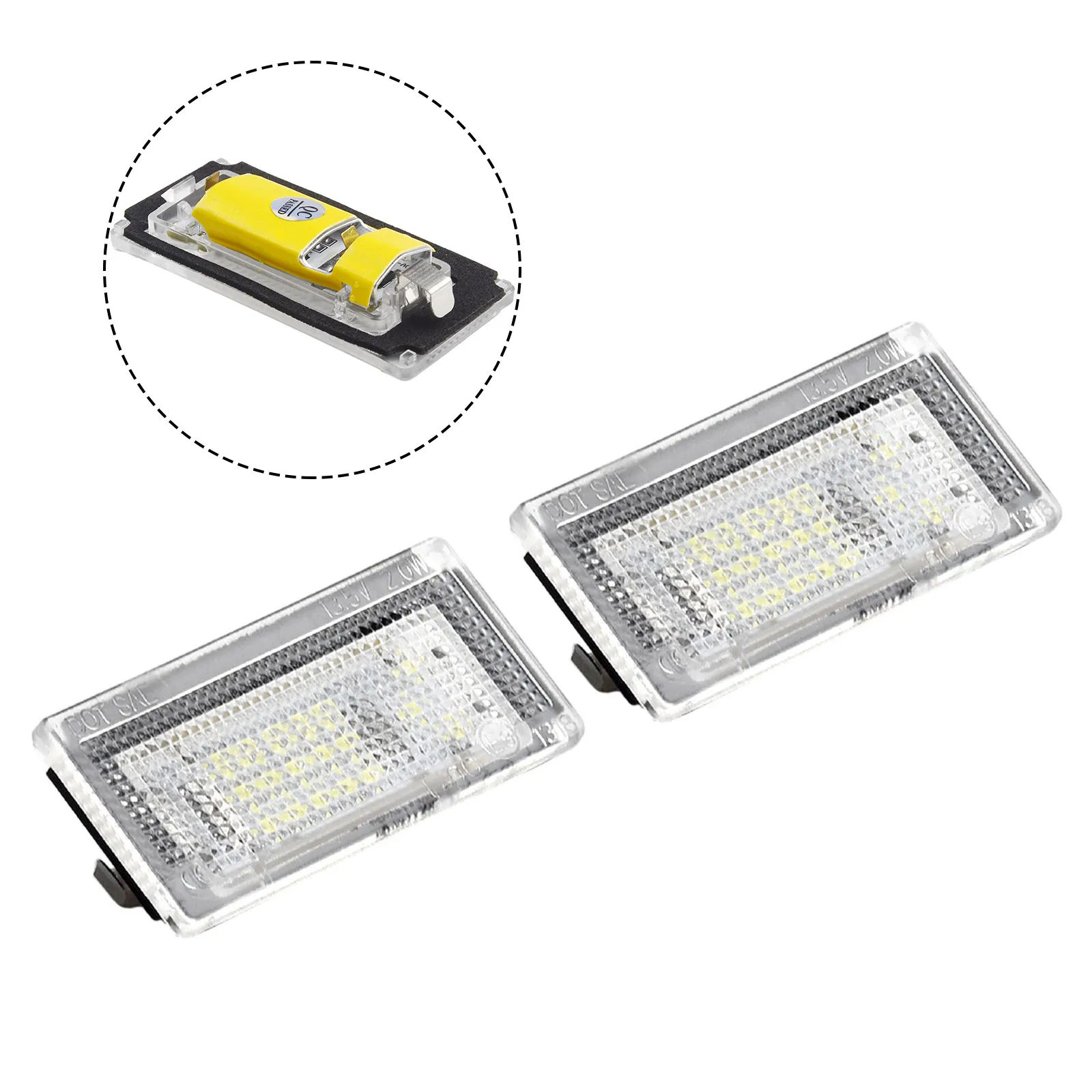 Lamp License Plate Light Fittings R52 04-08 R53 01-06 Spare Parts 2x Bulb Exterior White 2pcs Auto Durable New
Lamp License Plate Light Fittings R52 04-08 R53 01-06 Spare Parts 2x Bulb Exterior White 2pcs Auto Durable New