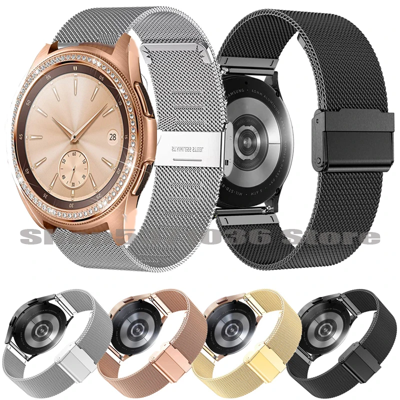 20mm 22mm Metal Watch Band for Samsung Galaxy Watch 42mm Active2 40/44mm Soft Sport Watch Strap for Samsung S2 Classic band
20mm 22mm Metal Watch Band for Samsung Galaxy Watch 42mm Active2 40/44mm Soft Sport Watch Strap for Samsung S2 Classic band