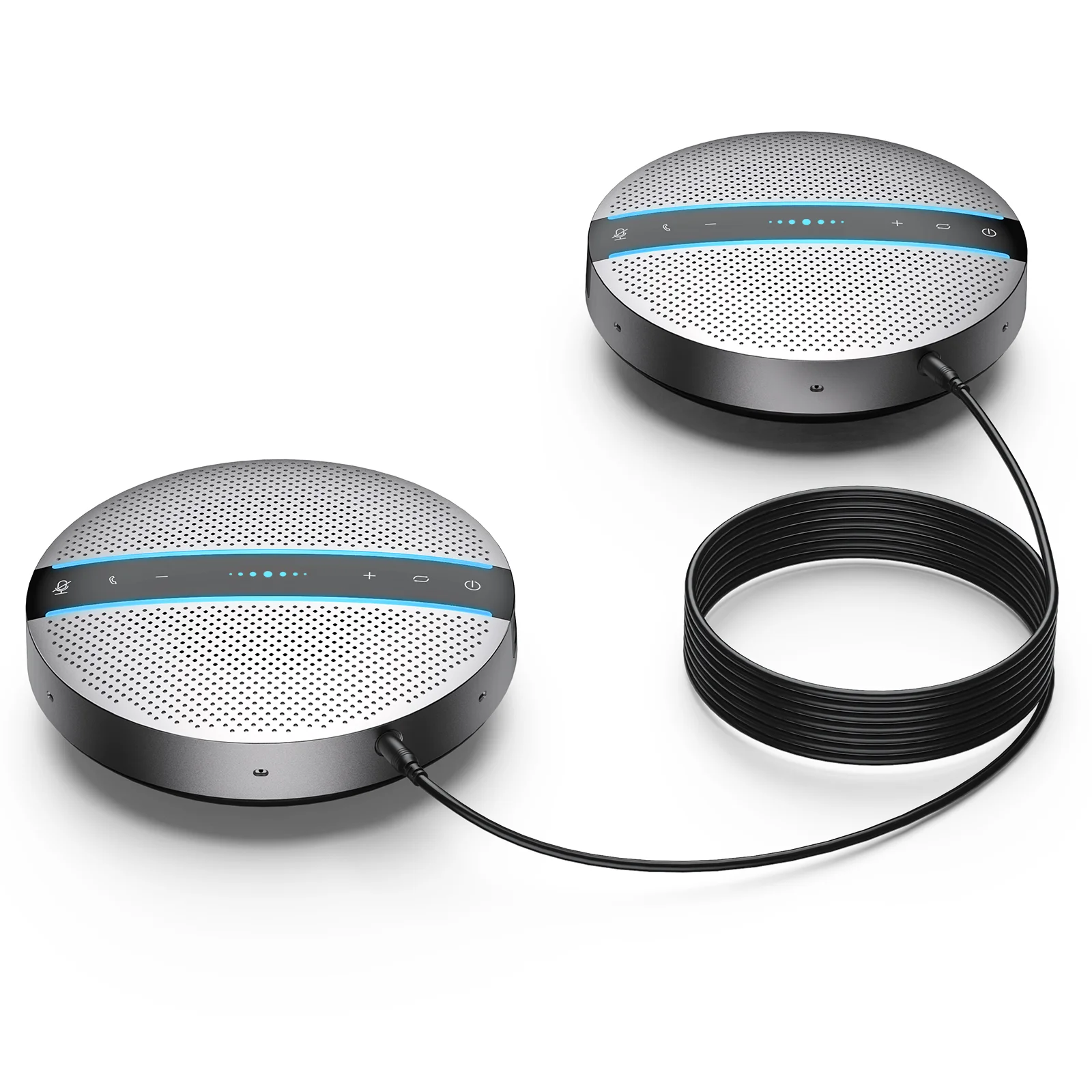 Conference microphone speakerphone desktop portable wireless speaker meeting microphone with 360 degree pickup/AEC
Conference microphone speakerphone desktop portable wireless speaker meeting microphone with 360 degree pickup/AEC