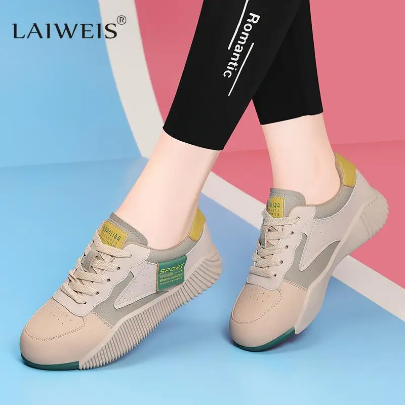 Women's Genuine Leather Sports Shoes 2023 Spring Autumn New Versatile Soft Leather Soft Surface Soft Sole Light Casual Sneakers
Women's Genuine Leather Sports Shoes 2023 Spring Autumn New Versatile Soft Leather Soft Surface Soft Sole Light Casual Sneakers