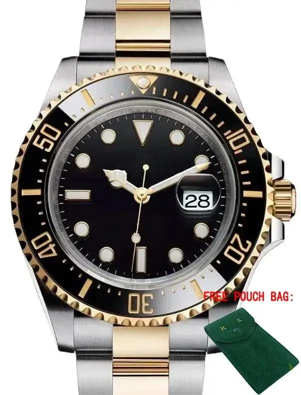 Luxury New Men Automatic Mechanical Watch Stainless Steel Watches Gold Black Blue Green Ceramic 43mm
Luxury New Men Automatic Mechanical Watch Stainless Steel Watches Gold Black Blue Green Ceramic 43mm