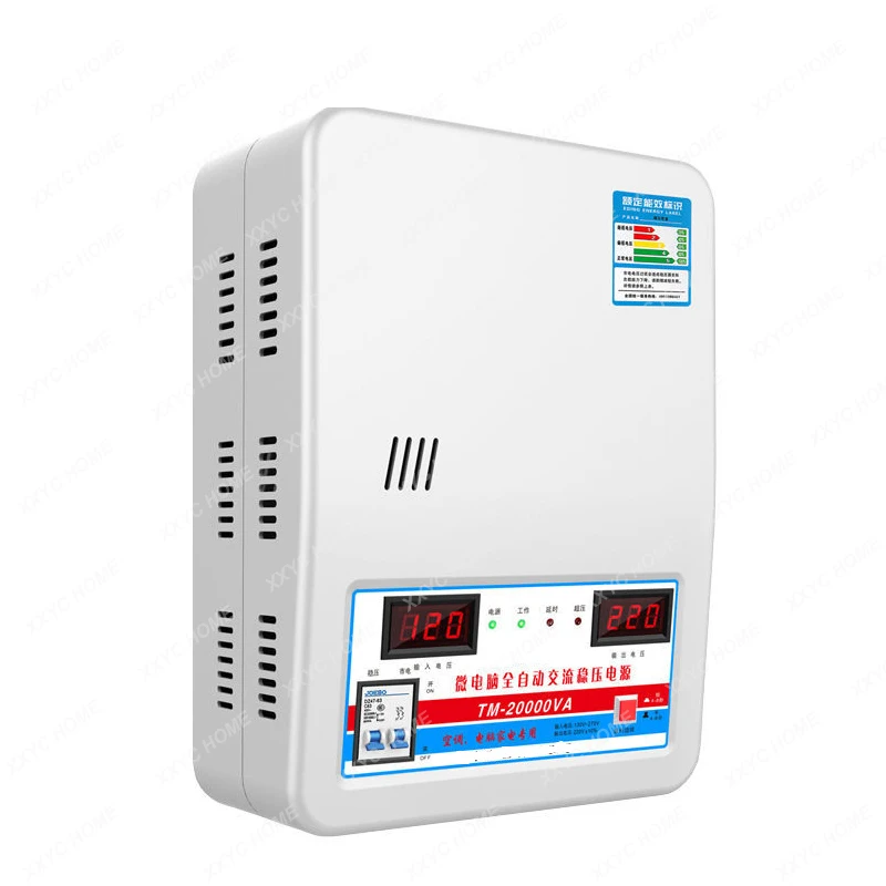 15KW Voltage Stabilizer With Input Voltage 120V-270V Output 220V Household Automatic Stabilized Power Supply
15KW Voltage Stabilizer With Input Voltage 120V-270V Output 220V Household Automatic Stabilized Power Supply