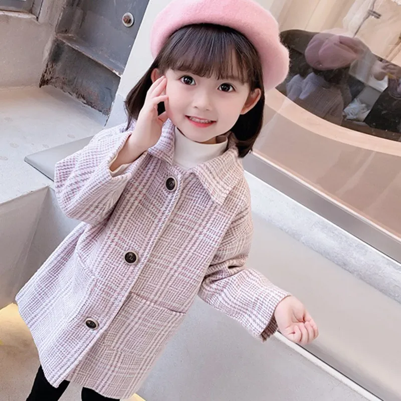 Girls Kids Woolen Coat Jacket Overcoat 2022 Popular Warm Plus Thicken Winter Cotton Fleece Children's Clothing 
Girls Kids Woolen Coat Jacket Overcoat 2022 Popular Warm Plus Thicken Winter Cotton Fleece Children's Clothing