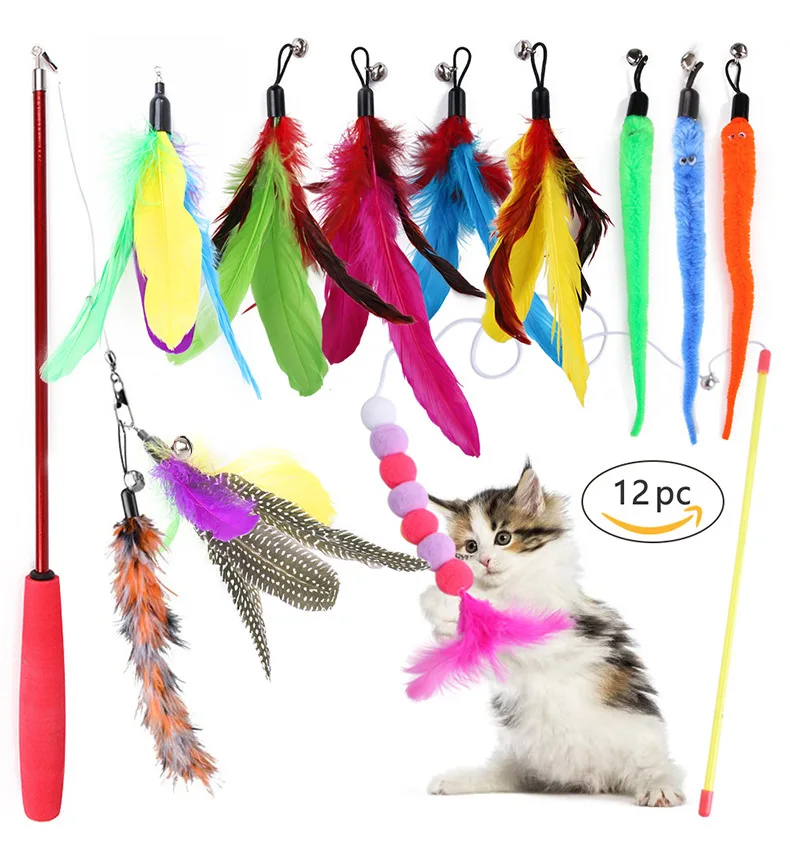 Interactive Cat Toy Handfree Cat Stick Playing Kitten Playing Teaser Wand Toy Suction Cup Bird/Feather Cat Wand Pet Supplies
Interactive Cat Toy Handfree Cat Stick Playing Kitten Playing Teaser Wand Toy Suction Cup Bird/Feather Cat Wand Pet Supplies