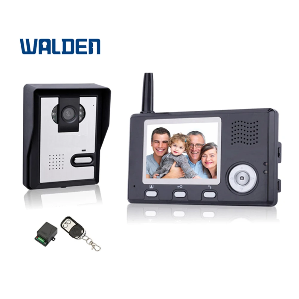 2.4GHz Dual-Way Color Phone Intercom System Camera Monitors IR Night Vision Wired Door Bell Kits Smart Video Doorbell Intercom
2.4GHz Dual-Way Color Phone Intercom System Camera Monitors IR Night Vision Wired Door Bell Kits Smart Video Doorbell Intercom