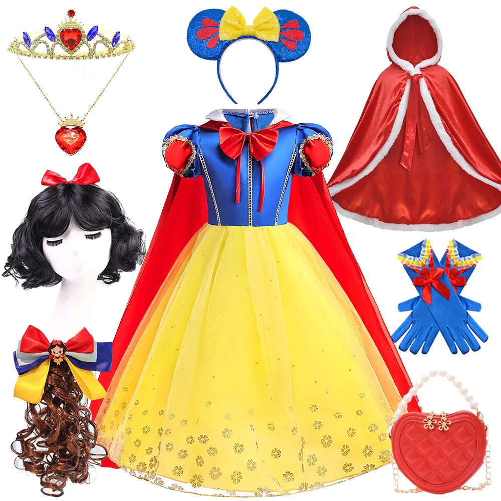 Halloween Children Snow White Cosplay Costume 2024 Holiday Summer Fancy Girls Birthday Cute Dress Performance Gowns Girl Outfits
Halloween Children Snow White Cosplay Costume 2024 Holiday Summer Fancy Girls Birthday Cute Dress Performance Gowns Girl Outfits