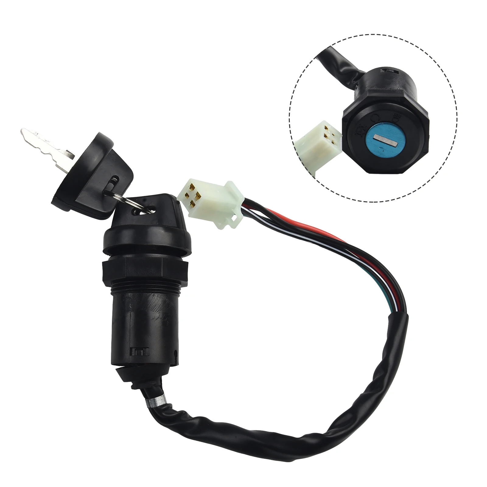 ATV Dirt Bike 4 Pin Ignition Switch Key Set Black Easy Power Connection Compatible With For 50cc 70cc 90cc 110cc 125cc 2For 50cc
ATV Dirt Bike 4 Pin Ignition Switch Key Set Black Easy Power Connection Compatible With For 50cc 70cc 90cc 110cc 125cc 2For 50cc