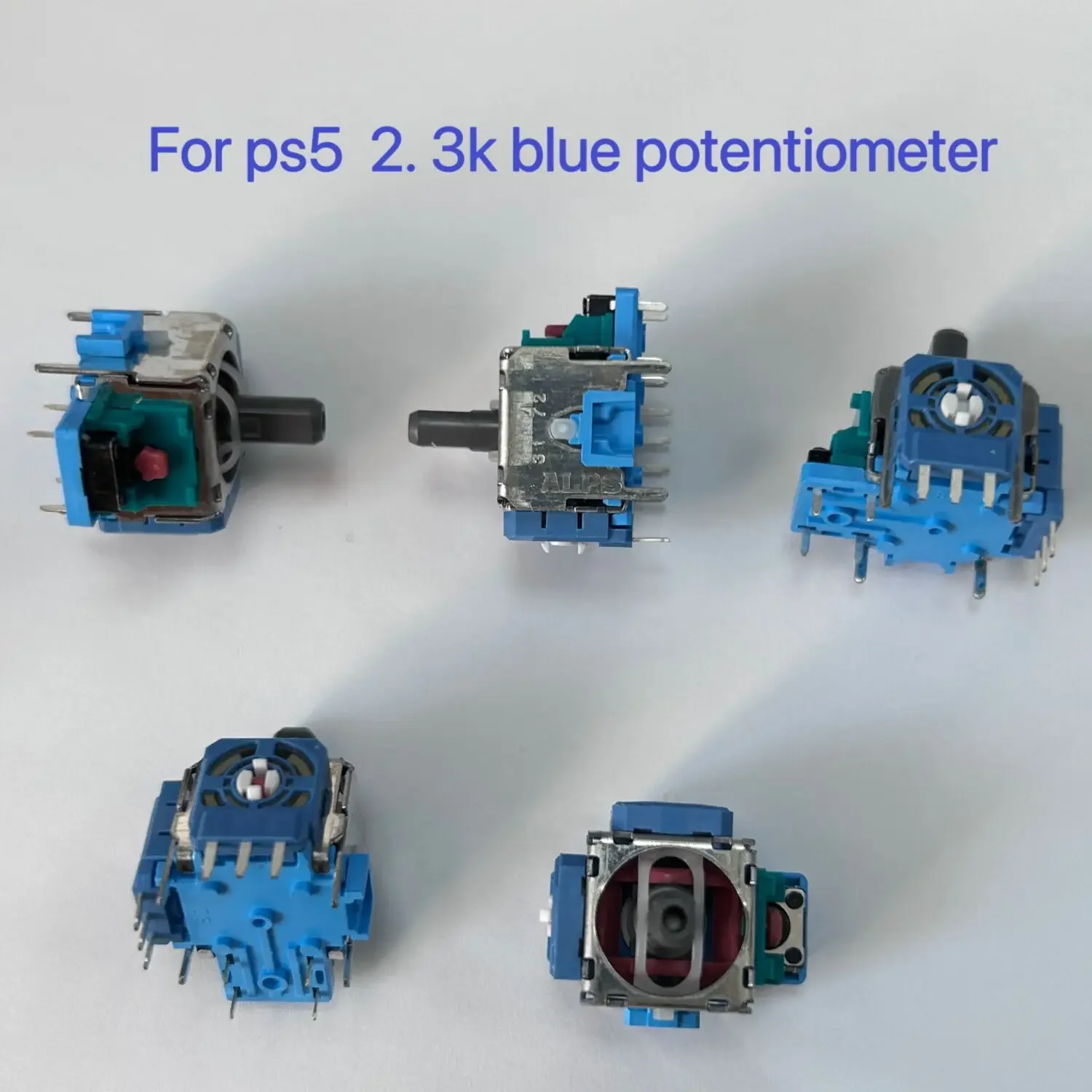 100pcs/lot Original New for Ps5 Gamepad Controller 3D Analog Stick for Playstation 5 Joystick Button 2.3K Blue Potentiometer
100pcs/lot Original New for Ps5 Gamepad Controller 3D Analog Stick for Playstation 5 Joystick Button 2.3K Blue Potentiometer