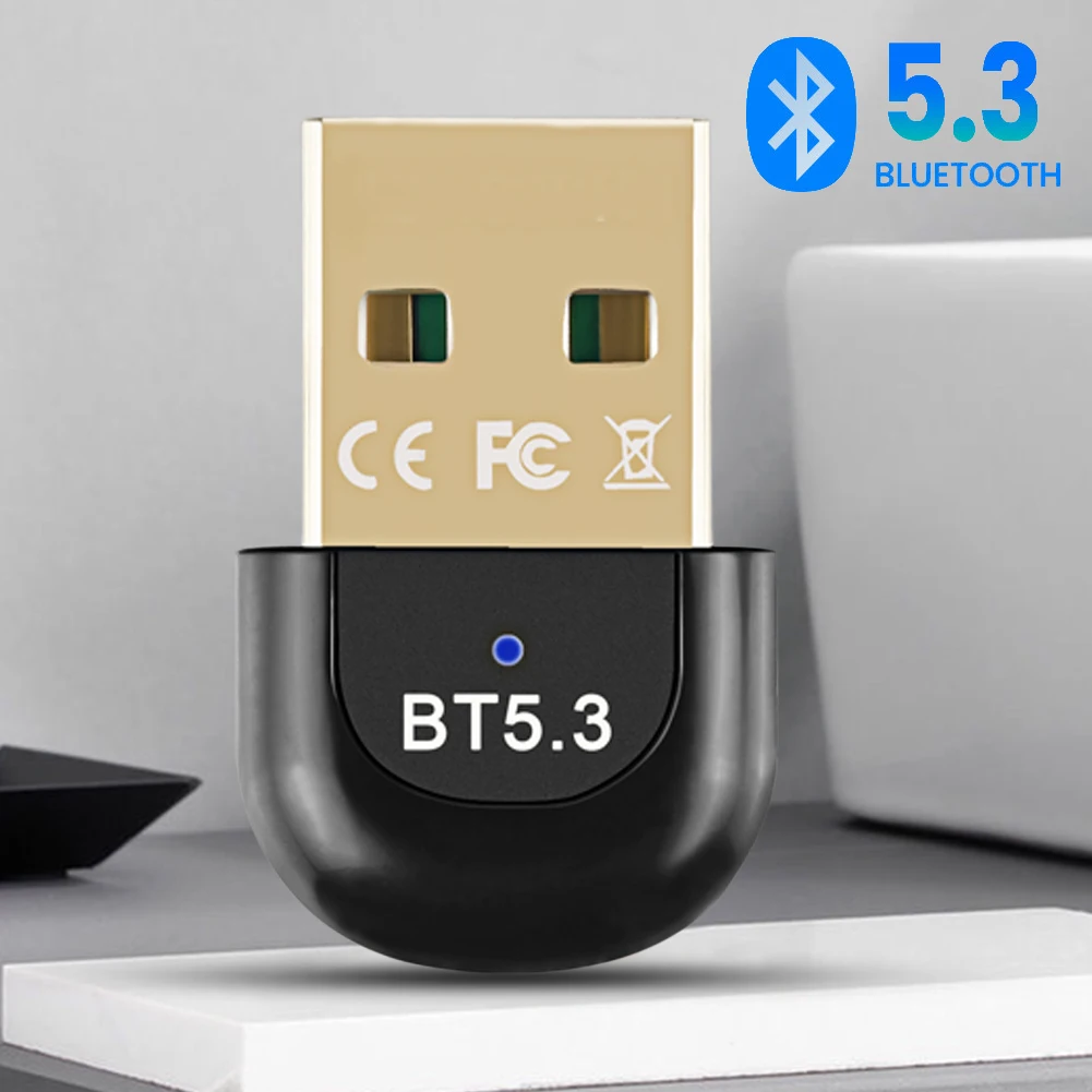 USB Bluetooth Adapter PC Bluetooth 5.3 Transmitter Receiver USB Dongle Wireless BT Audio Adaptador For Mouse Keyboard Headset
USB Bluetooth Adapter PC Bluetooth 5.3 Transmitter Receiver USB Dongle Wireless BT Audio Adaptador For Mouse Keyboard Headset