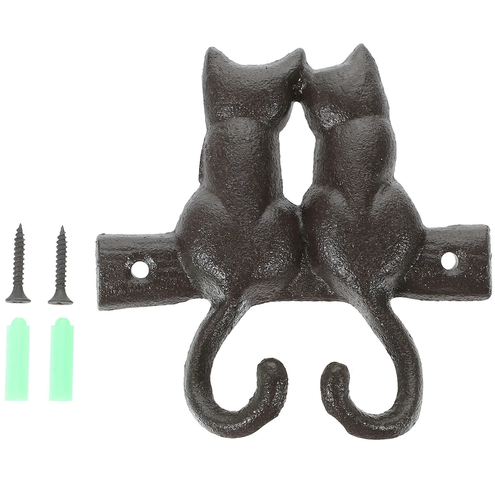 Coat Rack Cast Iron Hook Decorative Wall Hat-and-coat Clothing Vintage Cat-shaped Design Hanger Wall-mounted Office
Coat Rack Cast Iron Hook Decorative Wall Hat-and-coat Clothing Vintage Cat-shaped Design Hanger Wall-mounted Office