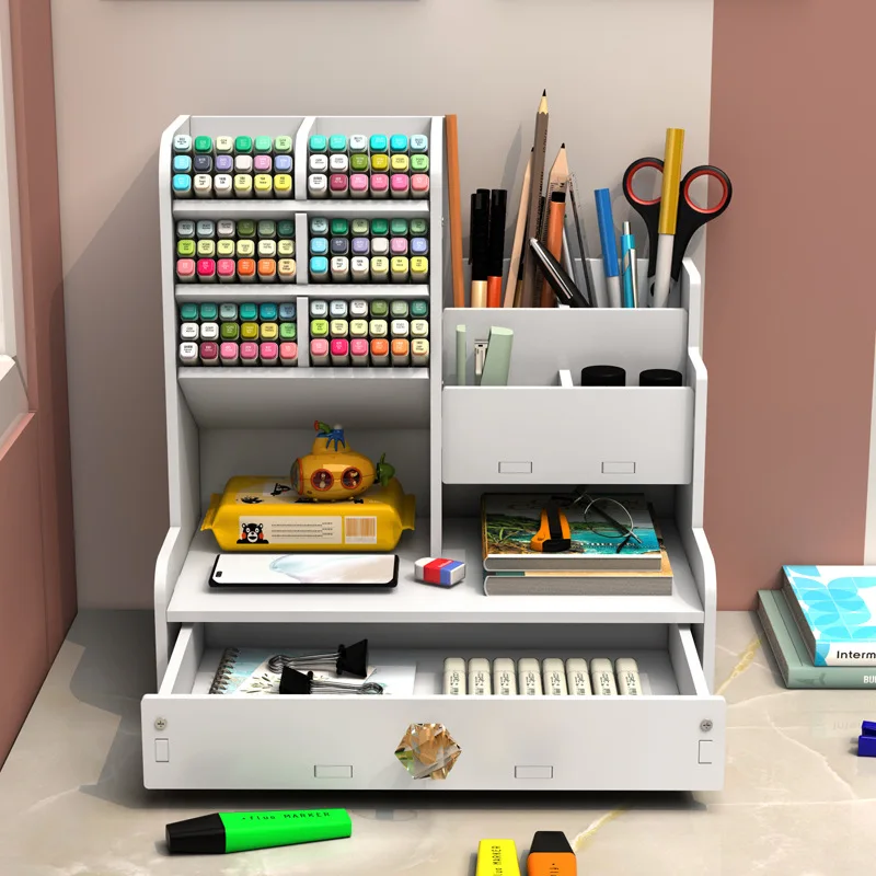 Large Capacity Desk Organizer Office Pen Holder Pencil Stand Table Organizer Storage Shelf Stationery Wood Plastic Makeup Holder
Large Capacity Desk Organizer Office Pen Holder Pencil Stand Table Organizer Storage Shelf Stationery Wood Plastic Makeup Holder