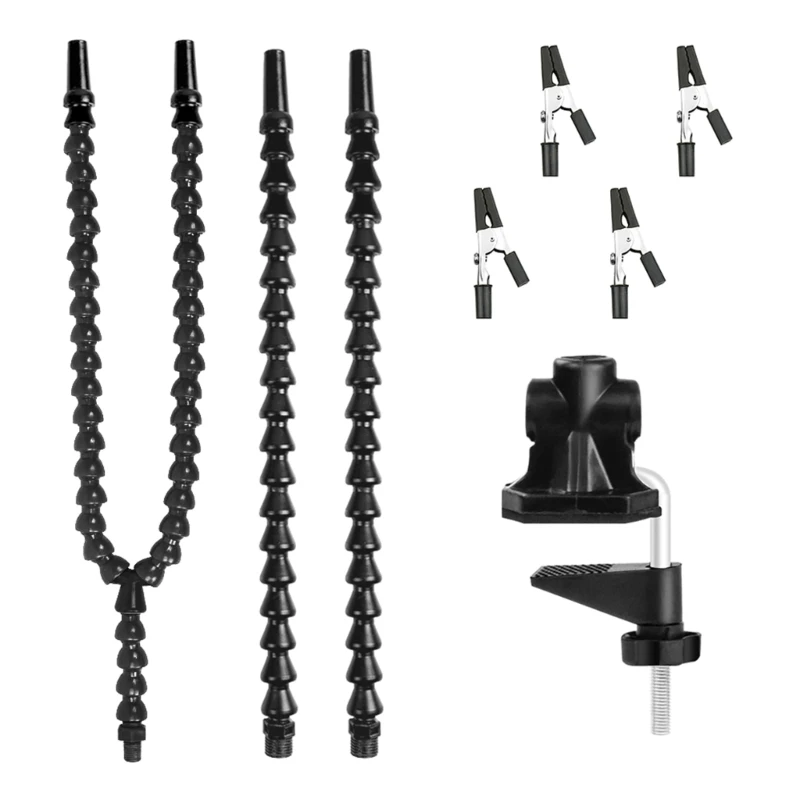 69HC Versatile Helping Hands Soldering Soldering Aid 3 Flexible Gooseneck Arms and Clips Soldering Station Accessory
69HC Versatile Helping Hands Soldering Soldering Aid 3 Flexible Gooseneck Arms and Clips Soldering Station Accessory