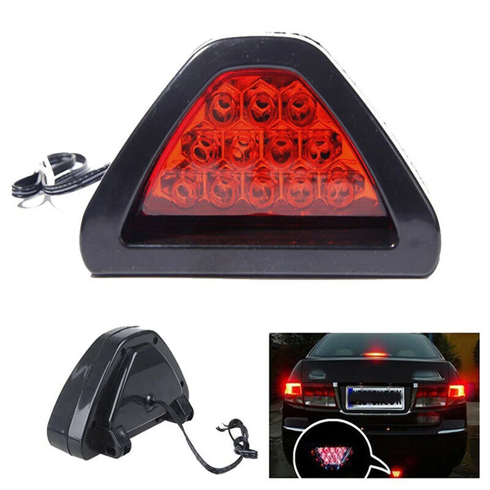 F1 Style DRL Red 12 LED Rear Tail Stop Fog Triangular Brake Light Stop Safety Lamp Car Motor Free Ship LED Rear Tail Light
F1 Style DRL Red 12 LED Rear Tail Stop Fog Triangular Brake Light Stop Safety Lamp Car Motor Free Ship LED Rear Tail Light