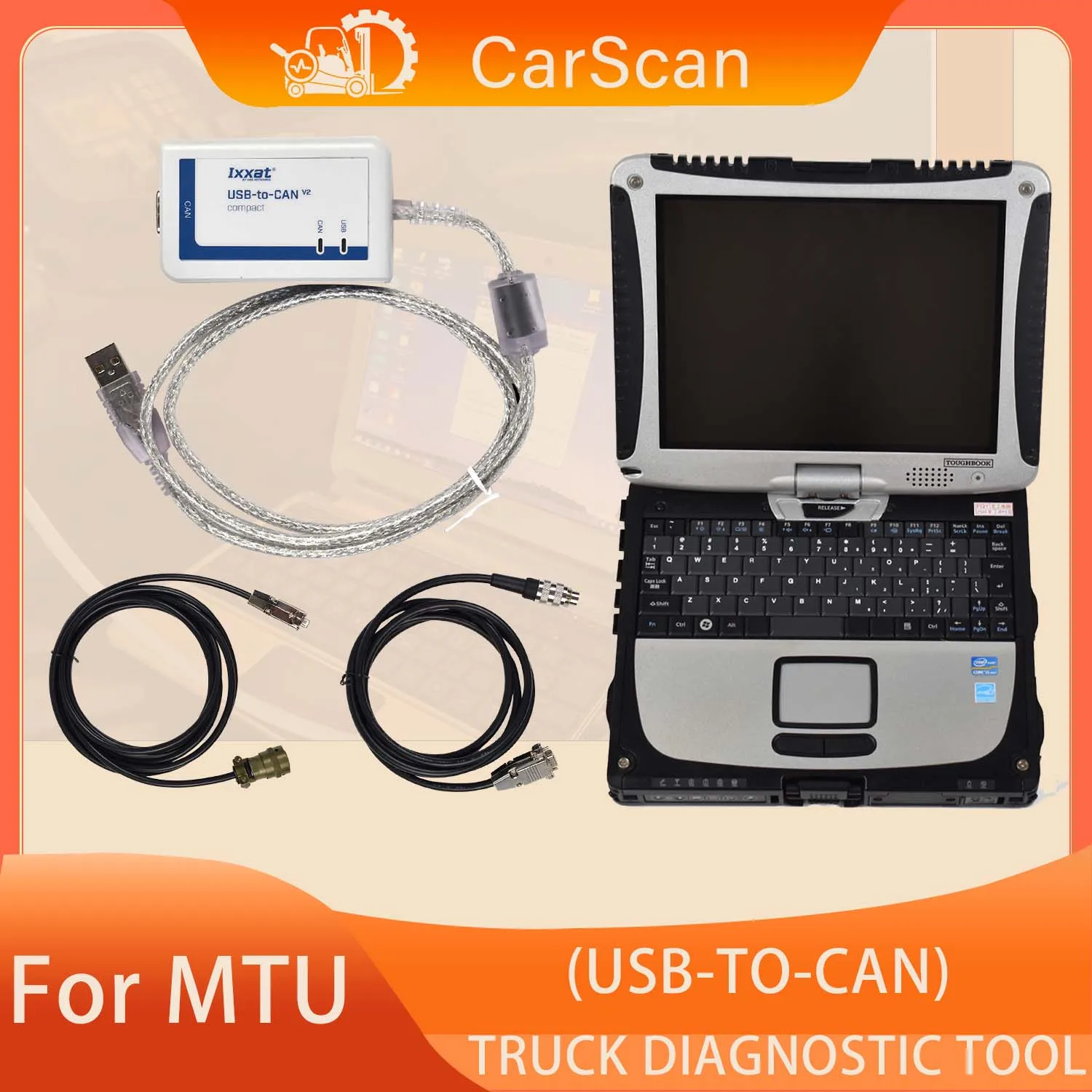 

2.7 FOR MTU DIASYS DIAGNOSTIC SOFTWARE USB TO CAN WITH MDEC ADEC CABLE COMPACT IXXAT DIESEL ENGINE TRUCK DIAGNOSTIC TOOL+ Cf19