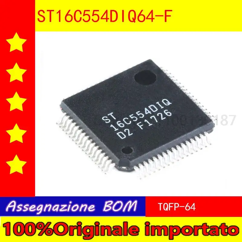 5 шт./лот, патч для домашнего интерьера ST16C554DIQ64 -f, Интерфейсный чип UART, 4-канальный 1,5 мегабайт в секунду
5 шт./лот, патч для домашнего интерьера ST16C554DIQ64 -f, Интерфейсный чип UART, 4-канальный 1,5 мегабайт в секунду