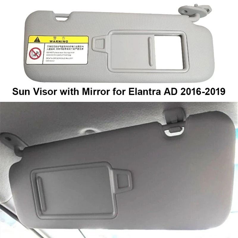 Car Right Passenger Side Sun Visor With Mirror For Elantra AD 2016-2019 85220-F0100TTX 85220F0100TTX Parts
Car Right Passenger Side Sun Visor With Mirror For Elantra AD 2016-2019 85220-F0100TTX 85220F0100TTX Parts